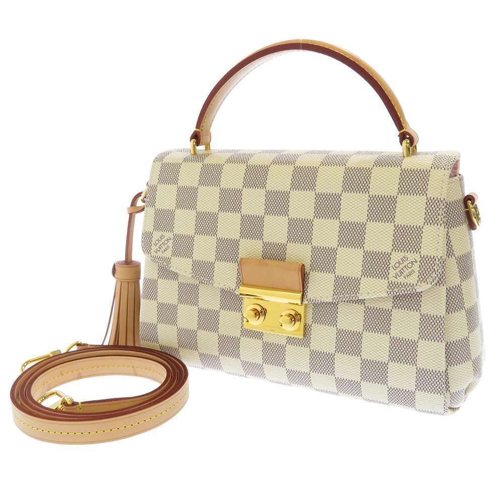 Louis Vuitton Damier Azur Croisette Bag 2way Shoulder Bag